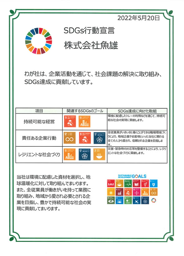 SDG's宣言